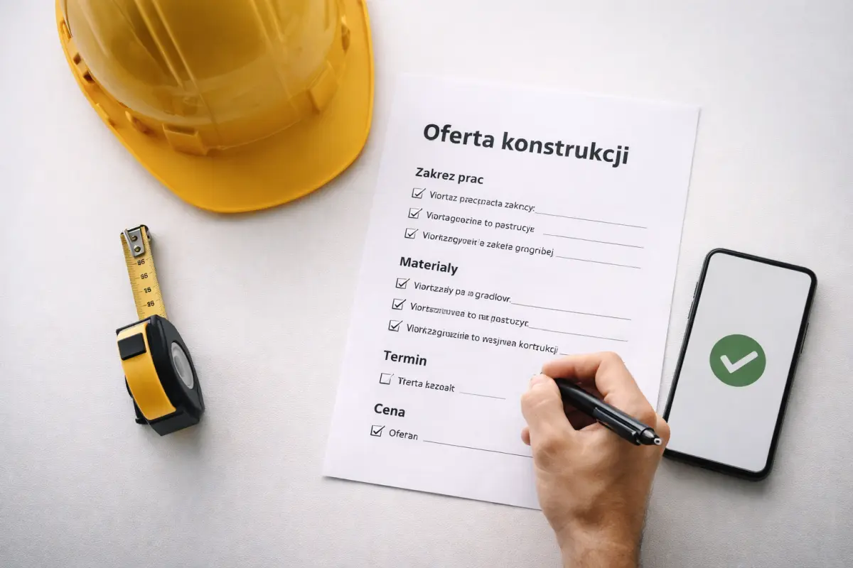 Co powinna zawierać oferta remontowa - checklista - Offerto